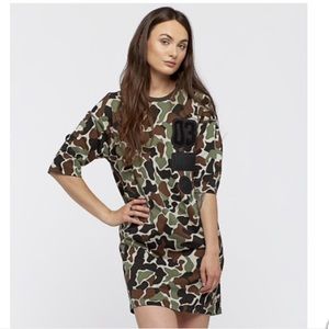 ADIDAS ORIGINALS CAMO Dress MILITARY Womens  M